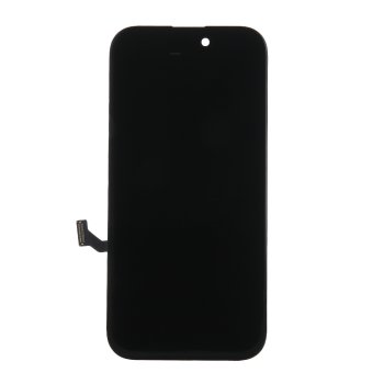 iPhone 15 ekrano keitimo komplektas su jutikliniu stiklu Service Pack+, juodas