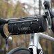 Vandeniui atsparus dviračio vairo krepšys Rockbros TL002 ROAD TO SKY 1.5L, juodas
