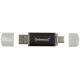 USB atmintinė Intenso Twist Line 512GB USB 3.2 Gen 1 (USB-C / USB-A), antracito