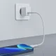Acefast A21 GaN USB Type C įkroviklis 30W, PD, QC 3.0, baltas