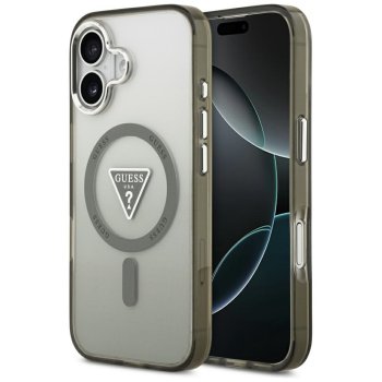 Guess IML Gradient Triangle Logo MagSafe Phone Case Cover iPhone 17 - olive