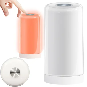 Belaidė LED stalinė lempa su jutikliniu valdymu ir RGB, USB-C