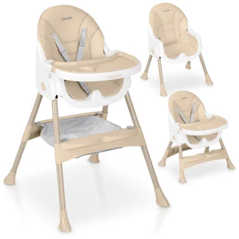 Ricokids Mani 3-in-1 Adjustable Baby High Chair, beige