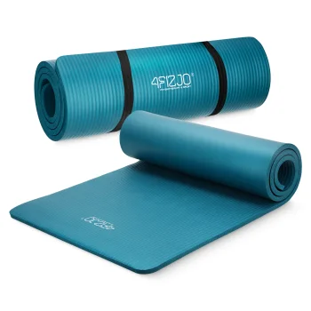 4Fizjo NBR Fitness and Yoga Mat 180x60x1.5 cm, Sea Green