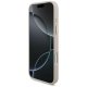 Guess 4G Triangle Logo MagSafe dėklas su dirželiu iPhone 17 Pro Max, rožinis