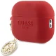 Dėklas Apple AirPods Pro 2 ausinėms Guess 3D Rubber 4G Diamond Charm, raudonas