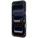 Dėklas Guess iPhone 18 Pro / 17 Pro su MagSafe Grained Round Strass, mėlynas
