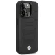 BMW dėklas iPhone 14 Pro Max (BMHCP14X22RPSK) Leather Seats Pattern, juodas