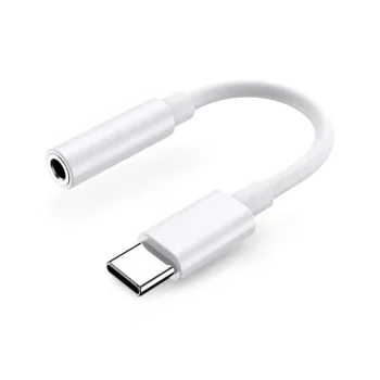 „Samsung GP-TGU023AE“ USB-C į 3.5 mm garso adapteris su DAC, baltas