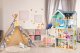 Didelis medinis lėlių namelis Ecotoys Maya, 138 cm, 28 elementai