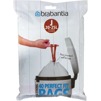 Brabantia PerfectFit Type J šiukšlių maišai 20-25 l, 40 vnt.