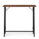 Modernhome Folding Computer Desk, 80x45 cm, Dark Walnut