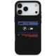 BMW M Silicon Horizontal Line MagSafe dėklas iPhone 17 Pro Max, juodas