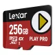 Atminties kortelė Lexar PLAY Pro microSD Express 7.1 256GB