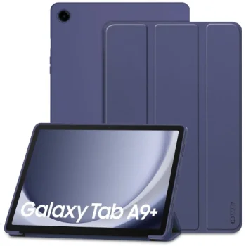 Atverčiamasis dėklas Tech-Protect SmartCase Samsung Galaxy Tab A9+ 11" X210/X215/X216, Navy Blue