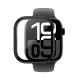 Apsauginis dėklas AmazingThing Radix Glass skirtas Apple Watch 46mm, juodas
