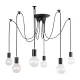 6-Arm Modern Chandelier Ceiling Light, Bulk Pack of 20