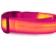 Šviečiantis LED antkaklis šunims ir katėms, 36–59 cm, rožinis