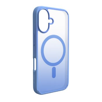Puro dėklas iPhone 17 telefonui Gradient TPU MagSafe, mėlynas