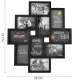 10-Photo Frame – Black