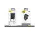 Dudao A27S 25W GaN USB-A įkroviklis, juodas