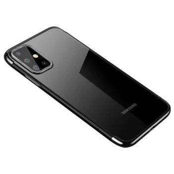 Dėklas Samsung Galaxy A72 4G, Clear Color 0.3mm, TPU, juodas