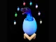 Naktinė lemputė vaikams Dinozauro kiaušinis RGB LED, Tironozauras