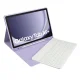 Samsung Galaxy Tab A9+ Plus (SM-X210, X215, X216B) Tech-Protect SC Pen Case Cover with Bluetooth Keyboard, Purple