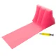 Beach Mat with Inflatable Backrest and Pump, Pink