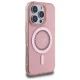Guess dėklas iPhone 16 Pro Max IML Rhinestones MagSafe, rožinis