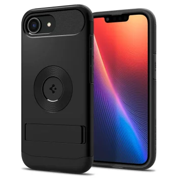 Spigen Slim Armor Mag dėklas Apple iPhone 16e / 17e, Juodas
