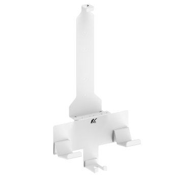 Sieninis laikiklis PlayStation 5 su pultelio laikikliu Maclean RS181, baltas
