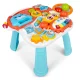Ricokids 2-in-1 Baby Activity Walker and Learning Table RK-810, white-red