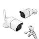 LTC Vision 4MP lauko apsaugos kamera WiFi IP66, balta