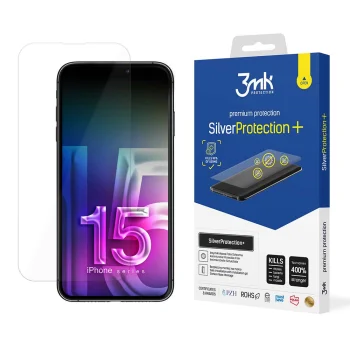 Apsauginė plėvelė iPhone 15 Plus 3Mk SilverProtection+