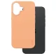 CARE by PanzerGlass iPhone 16 Fashion dėklas su MagSafe, persikų spalvos