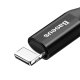 USB to Lightning Cable Baseus Fish Eye Spring 1m 2A Black