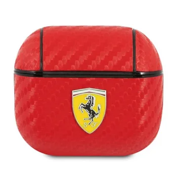 Ferrari FESA3CARE On Track dėklas AirPods 3 ausinėms Raudonas
