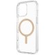 Dėklas Uniq Clario Magclick, skirtas iPhone 16 Pro, Transparent Gold