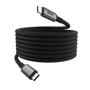 Newell magnetinis USB-C - USB-C 3.2 Gen 2 laidas 100 W 20 Gbps 1 m, grafito