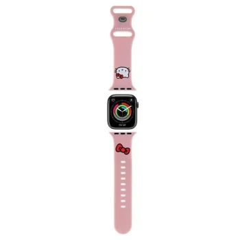 Hello Kitty dirželis Apple Watch 38 / 40 / 41 mm, rožinis