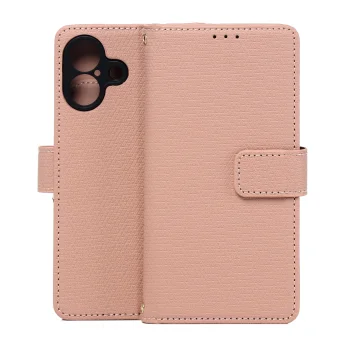 Smart Triangle atverčiamas dėklas telefonui iPhone 17 6,3", rožinis