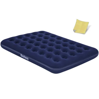 Bestway 67002 Double Airbed 191x137x22 cm, Navy Blue