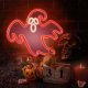 Ghost LED Neon Sign for Halloween Decor FPNE12 Forever Light, red