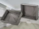 Drabužių ir apatinių drabužių dėklas, 26x20x6 cm, pilkas