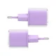 Acefast A53 GaN USB-C PD 30W įkroviklis su ekranu, violetinis