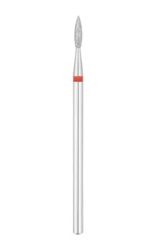 EXO Pro deimantinis liepsnos formos frezos antgalis Ø2.1 mm, raudonas (švelnus)