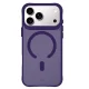 Dėklas 3mk Smoke MagCase, skirtas iPhone 17 Pro, vientisas purpurinis