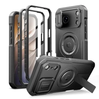 Tech-Protect Kevlar MagSafe 2-Set dėklas iPhone 18 Pro / 17 Pro, juodas