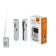 Nešiojamasis kišeninis radijo imtuvas LTC Lega, AM/FM, 3.5 mm, sidabrinis